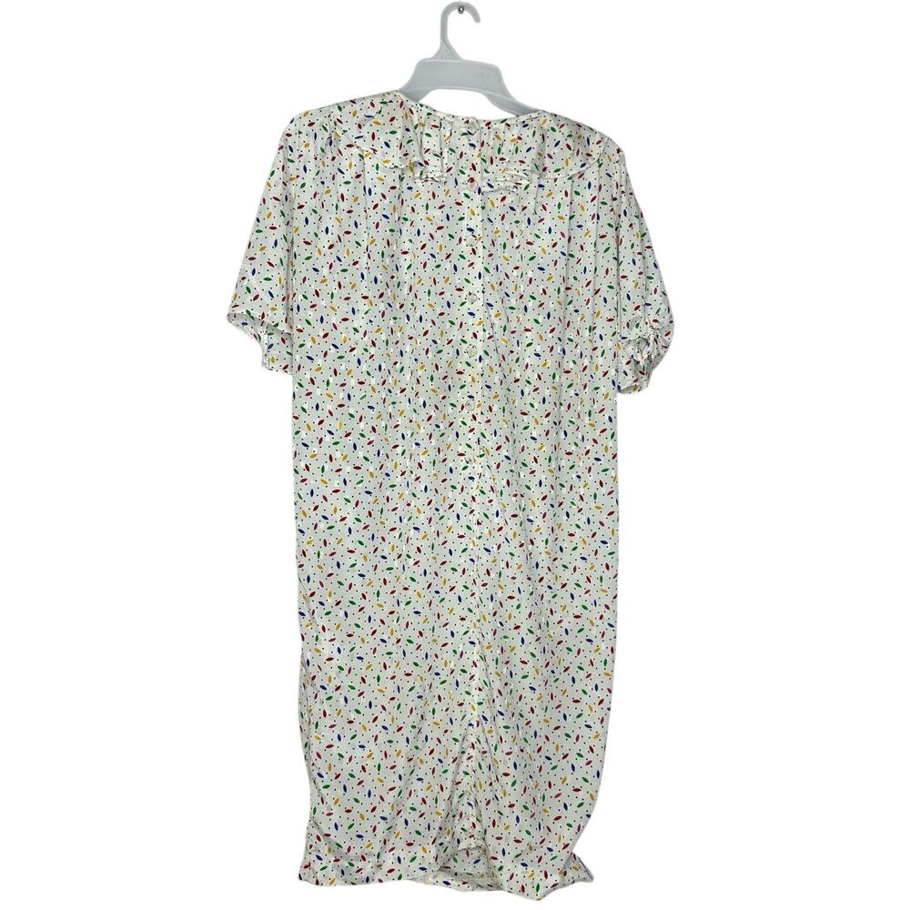 Vintage Tanner Multicolor Short Sleeve Shirt Dress size size 10